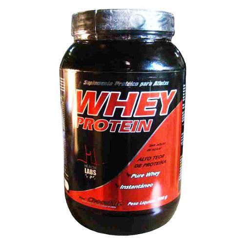 Whey Protein - Health Labs - 900 GRS -SEM AÇUCAR - ERVANATIVA PRODUTOS